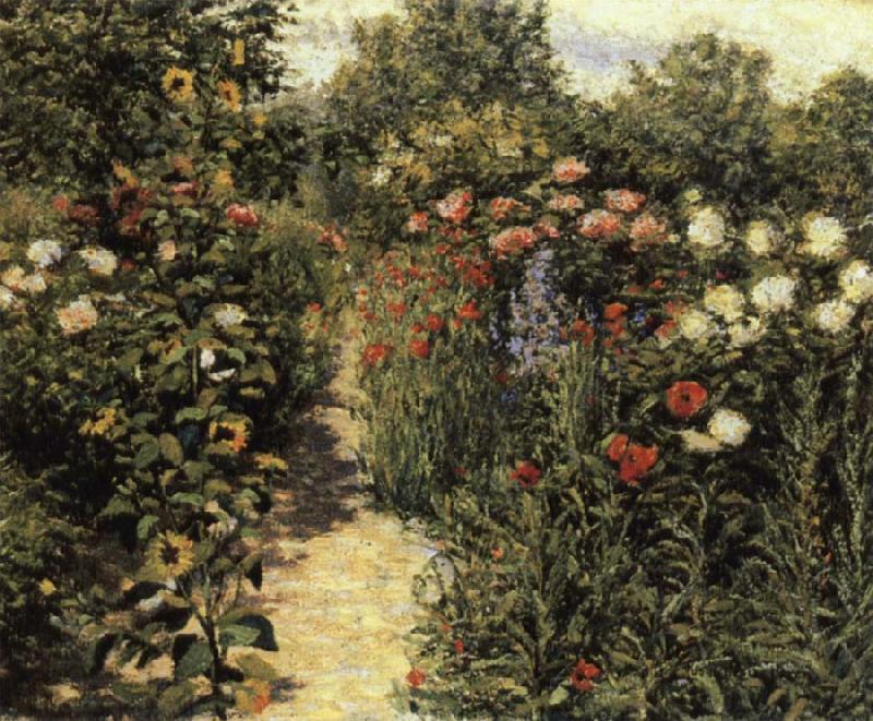 Claude Monet Garden in Giverny Sweden oil painting art